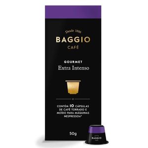 Café Baggio Gourmet Caps Extra Intenso Com 10 Unidades 50g