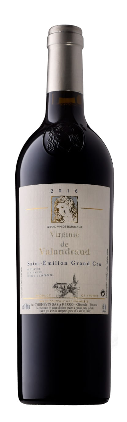 Vinho Francês Virginie Valandraud St. Emilion 2016 750ml.