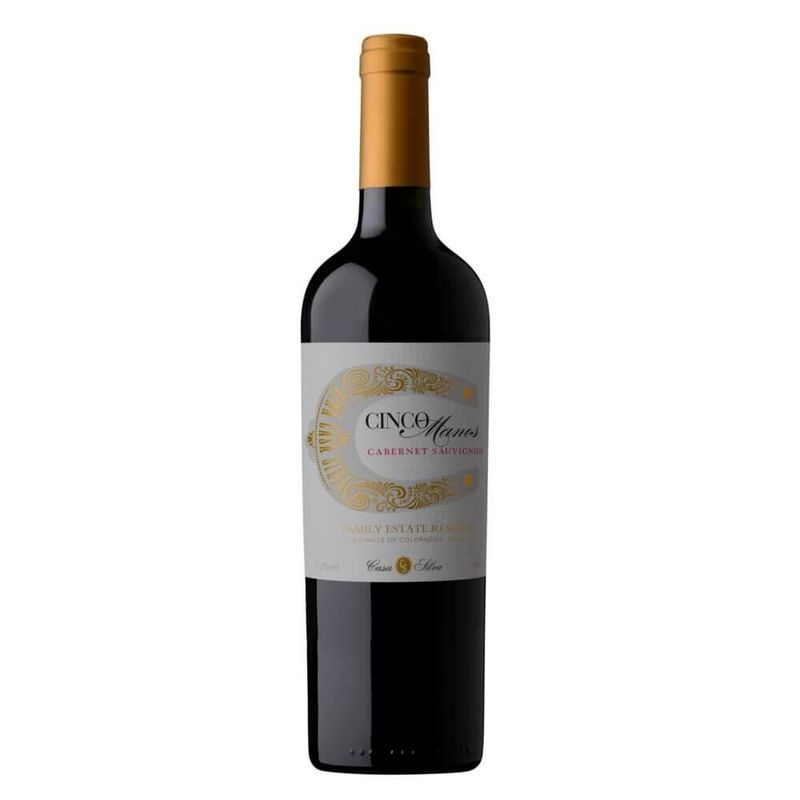 vinho-tinto-chileno-casa-silva-cinco-manos-estate-reserva-cabernet-sauvignon