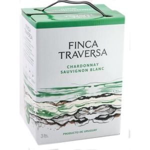 Vinho Branco Traversa Chardonnay Uruguaio Bag In Box 3L