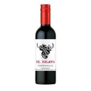 Vinho Espanhol El Bravo Tempranillo Tinto 375ml