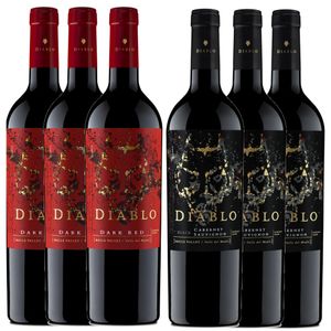 Kit Diablo Concha Y Toro com 6 garrafas