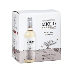 Vinho Branco Miolo Seleção Chardonnay & Viognier Bag in Box 3L