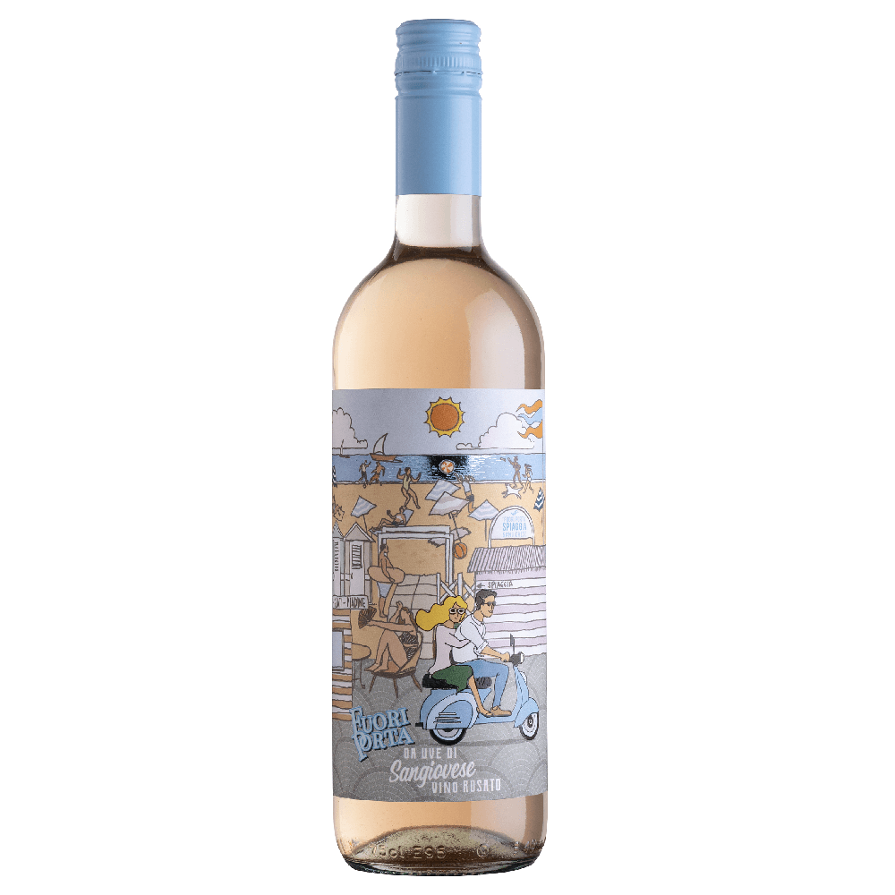 Vinho Rosé Italiano FUORI PORTA Sangiovese 750ml