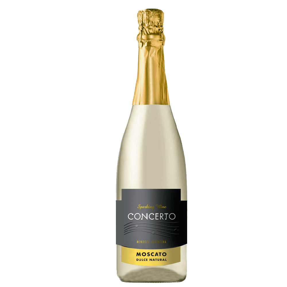 Espumante Argentino CONCERTO Moscatel 750ml