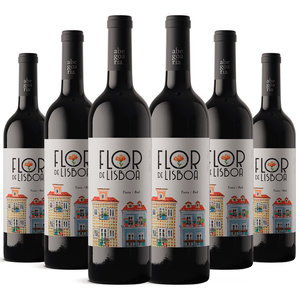 Kit 6 Garrafas Vinho Português Flor De Lisboa