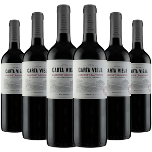 Kit 6 Garrafas Carta Vieja Cabernet Sauvignon