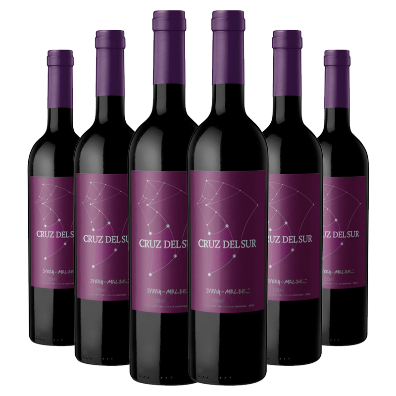 kit-6-garrafas-syrah-malbec-cruz-del-sur