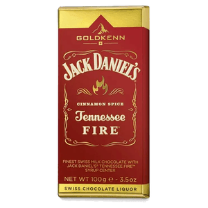 Chocolate Goldkenn Jack Daniel's Fire Ao Leite Com Licor 100g