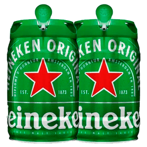 Kit Cerveja com 2 Barris Chopp Heineken 5L