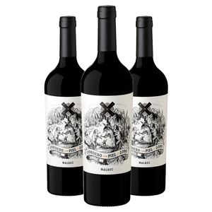 Kit 3 Garrafas Cordero con Piel de Lobo Malbec