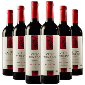 Kit Caixa Fechada 6 Garrafas Viejo Viñedo