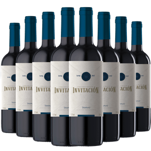 Kit 8 garrafas Vinho Invitación Tannat