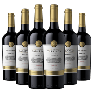 Kit Caixa Fechada 6 Garrafas Tarapacá Reserva Carménère