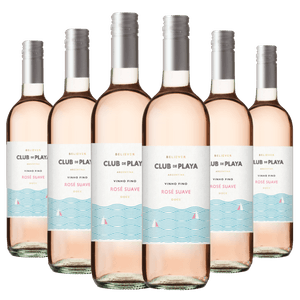 Kit Caixa Fechada 6 Garrafas Vinho Rosé Club de Playa