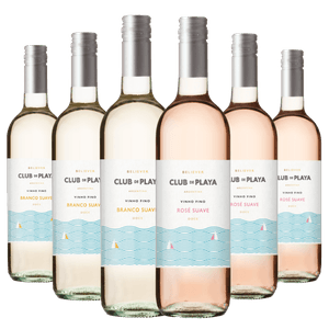 Kit Com 6 Vinhos Club de Playa Branco E Rosé