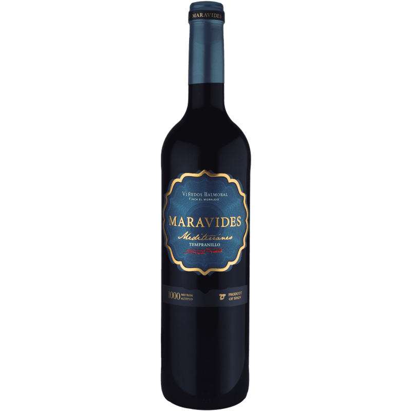 Vinho-Tinto-Espanhol-Maravides-Mediterraneo-Tempranillo