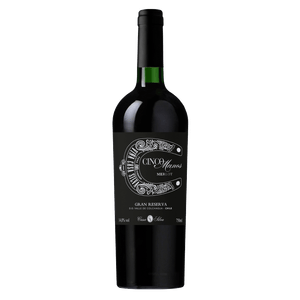 Vinho Tinto Chileno Casa Silva Cinco Manos Gran Reserva Merlot