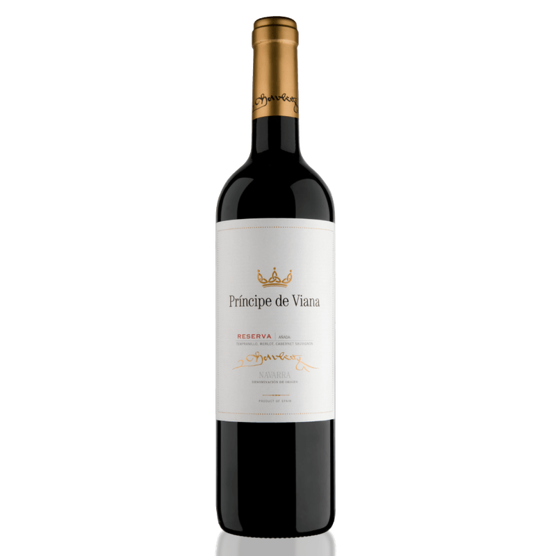 Vinho-Tinto-Espanhol-Principe-De-Viana-Reserva-Tempranillo-Navarra-D.O.