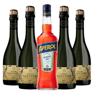 Kit Drink Aperol + 4 espumantes Tellus Brut