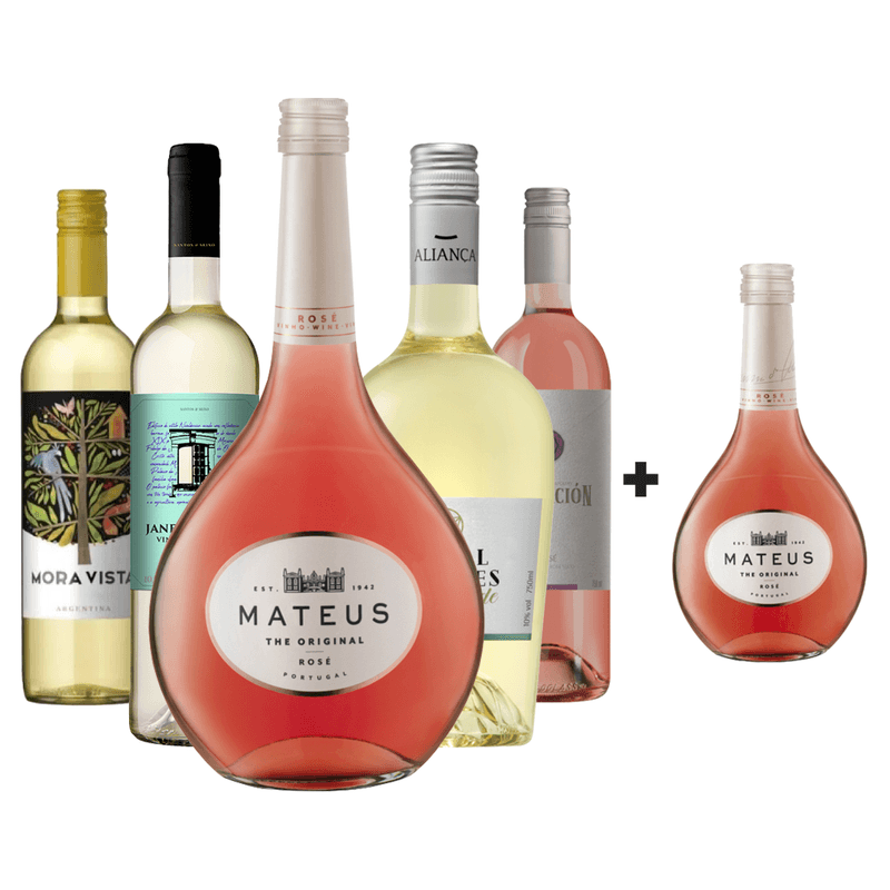 Kit-5-Vinhos-Brancos-e-Roses-Mais-Vendidos---Mateus-187ml-Gratis