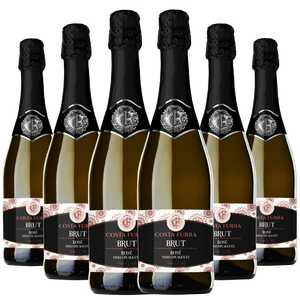 Kit 6  Espumantes Costa Furra Brut Rosé