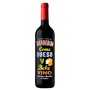 Vinho Tinto Espanhol Bienbebido Queso