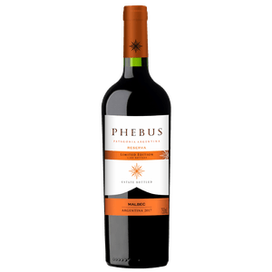 Vinho Argentino Phebus Patagônia Reserva Limited Edition Malbec