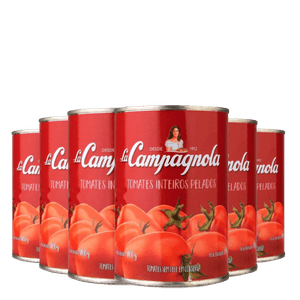 Kit 6 Unidades de Tomate Sem Pele La Campagnola 240g