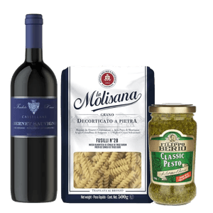 Kit Harmonizado Castellani Cabernet Sauvignon + Fusilli Ao Pesto