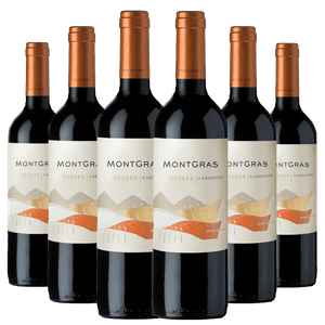 Kit Caixa Fechada 6 Vinhos Tintos Montgras Estate Carménère