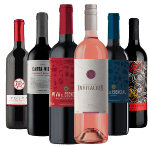 Kit 6 Vinhos por menos de R$ 24 a Garrafa