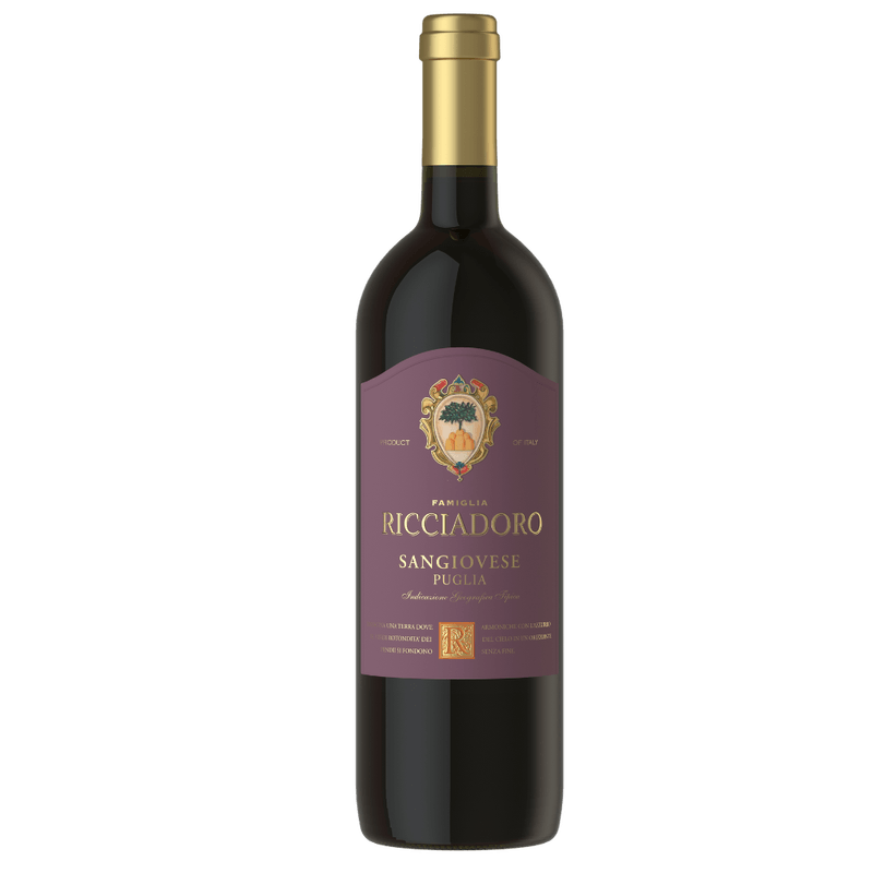 Vinho-Tinto-Italiano-Famiglia-Ricciadoro-Sangiovese