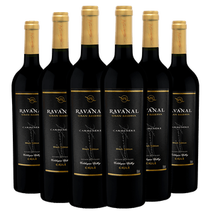 Kit Caixa Fechada 6 Garrafas Vinho Ravanal Gran Reserva Carménère