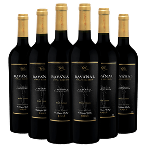 Kit Caixa Fechada 6 Garrafas Vinho Ravanal Gran Reserva Cabernet Sauvignon