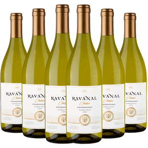 Kit Vinho Ravanal Chardonnay Com 6 Garrafas