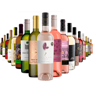 Kit 18 Vinhos Brancos e Rosés do Mundo