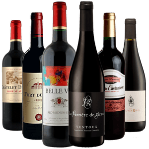 Kit 6 Vinhos Mais Vendidos Da França