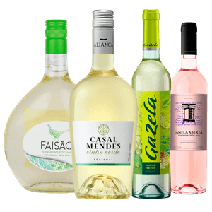 Kit 4 Vinhos Verdes Refrescantes