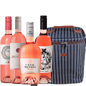 Kit 4 Vinhos Rosés + Bolsa Térmica Grátis