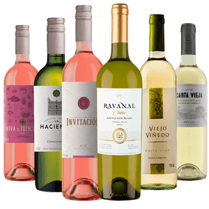 Kit 6 Vinhos Brancos e Rosés