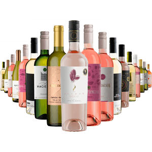 Kit 18 Vinhos Brancos e Rosés do Mundo