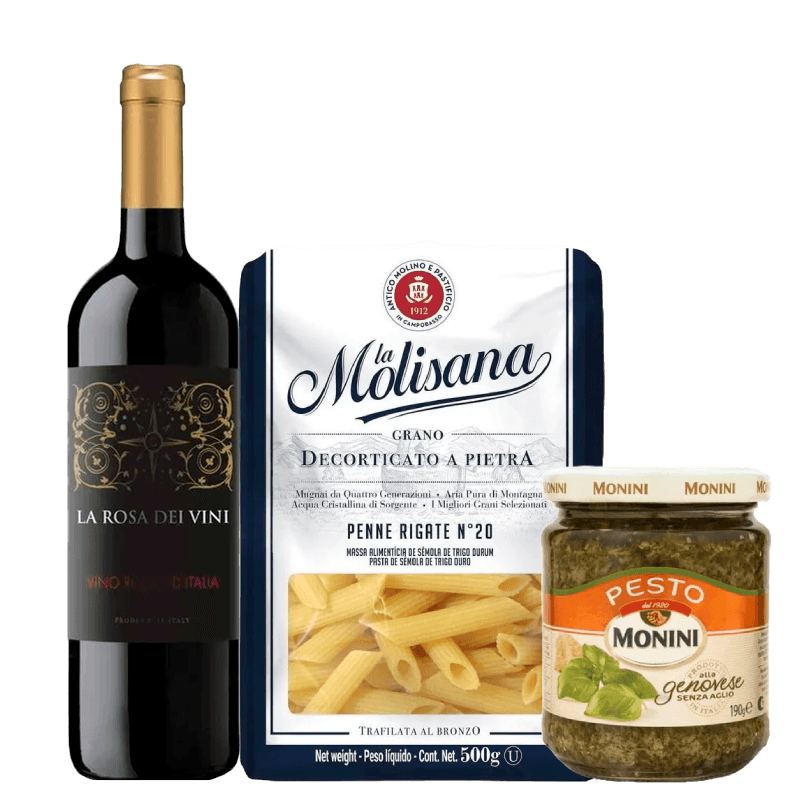 kit-Harmonizado-Vinho-Tinto---Massa-e-Molho-Pesto