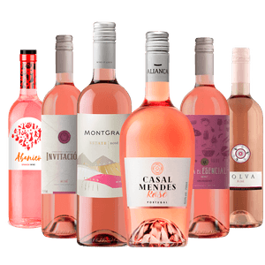 Kit 6 Melhores Vinhos Rosés do Divvino