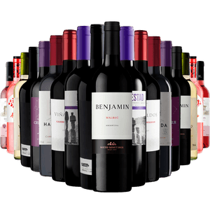 Kit 18 Garrafas Vinhos Imperdíveis