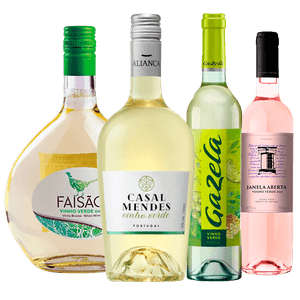 Kit 4 Vinhos Verdes Refrescantes