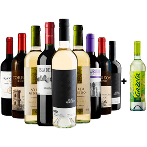 Kit 9 Vinhos + Vinho Verde Grátis