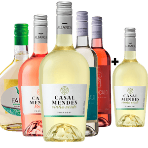 Kit 5 Vinhos Verdes + 1 Casal Mendes Grátis