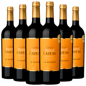 Kit 6 Vinhos Chateau Cazeau Bordeaux