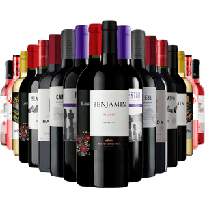 Kit 18 Garrafas Vinhos Imperdíveis